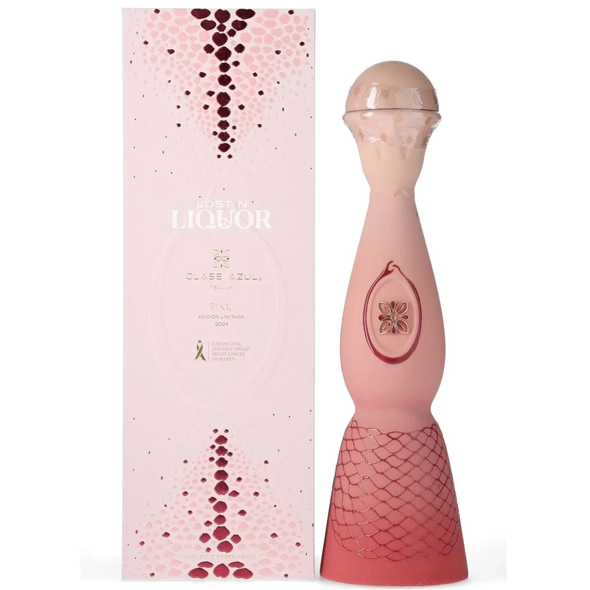 Clase Azul Joven Limited Pink Edition Tequila bottle