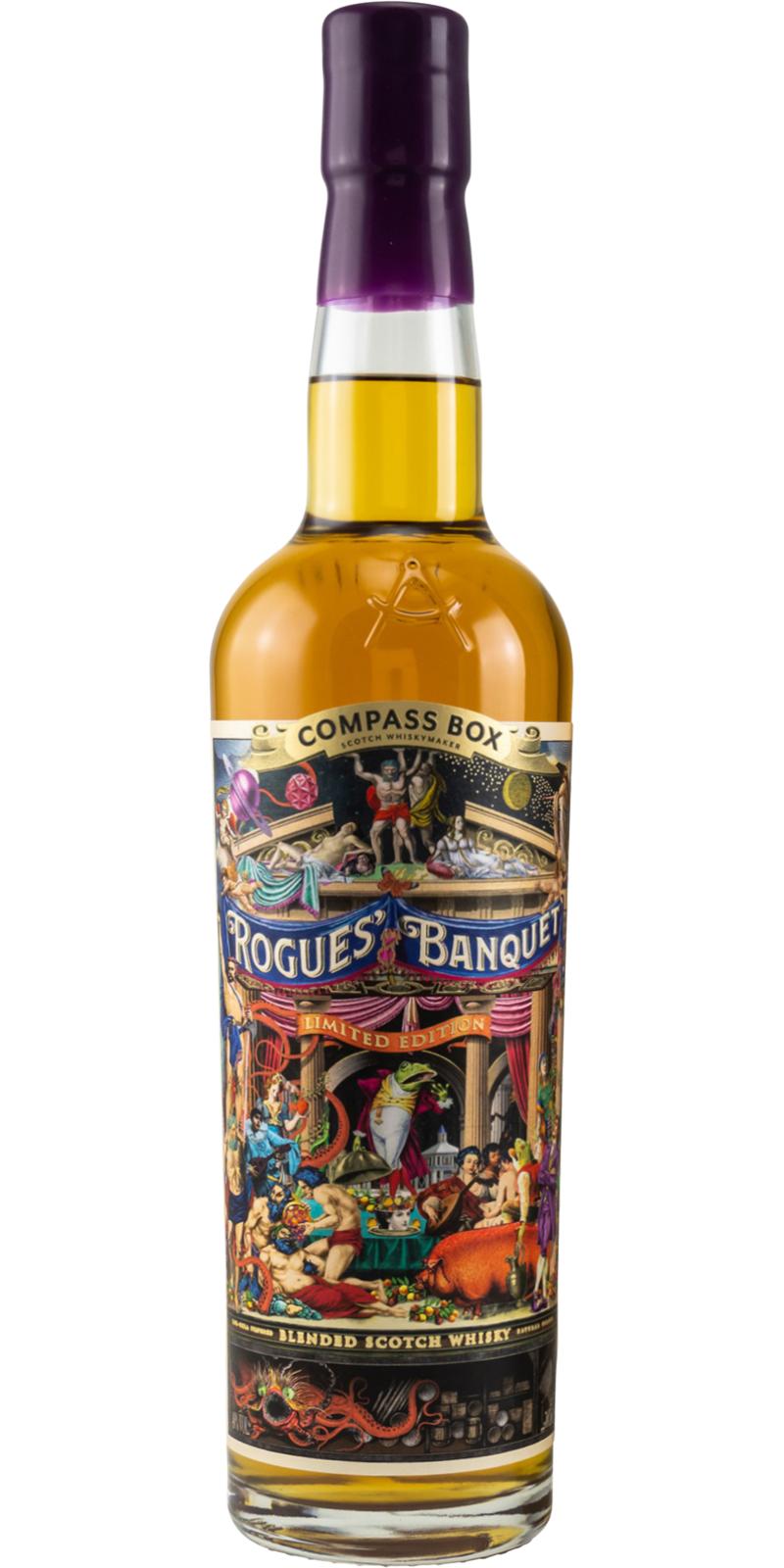Compass Box Rogues' Banquet Scotch Whisky bottle