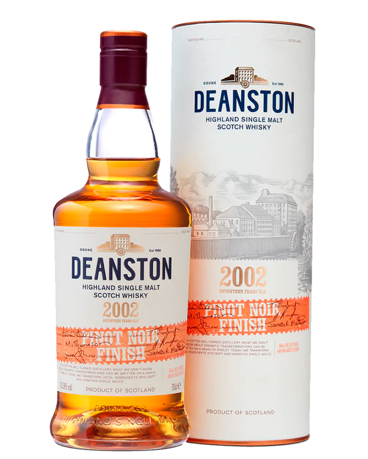 Deanston 17 Year Old 2002 Pinot Noir Finish Highland Single Malt Scotch Whisky bottle