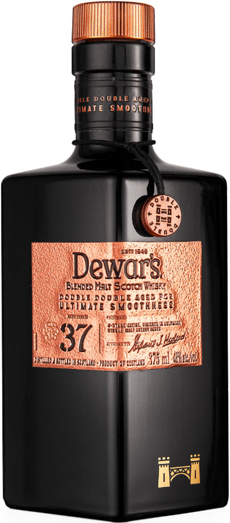 Dewar's Double Double Aged 37 Year Old Blended Malt Scotch Whiskey bottle