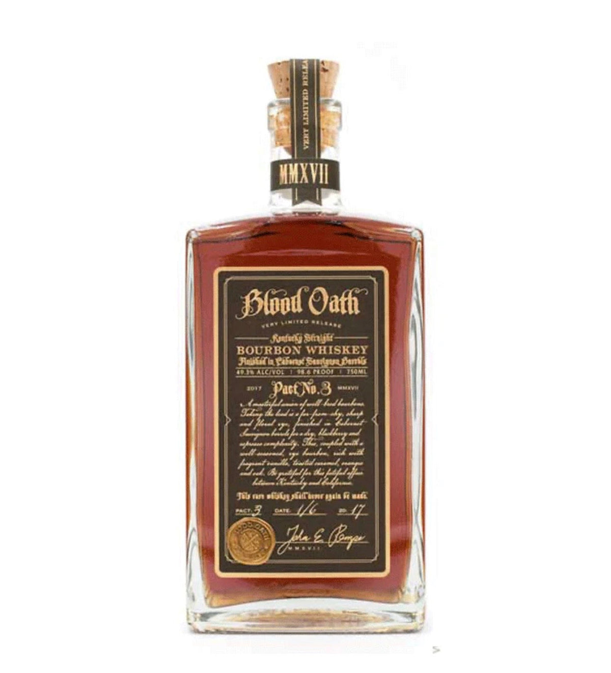 Blood Oath Pact No. 3 bottle