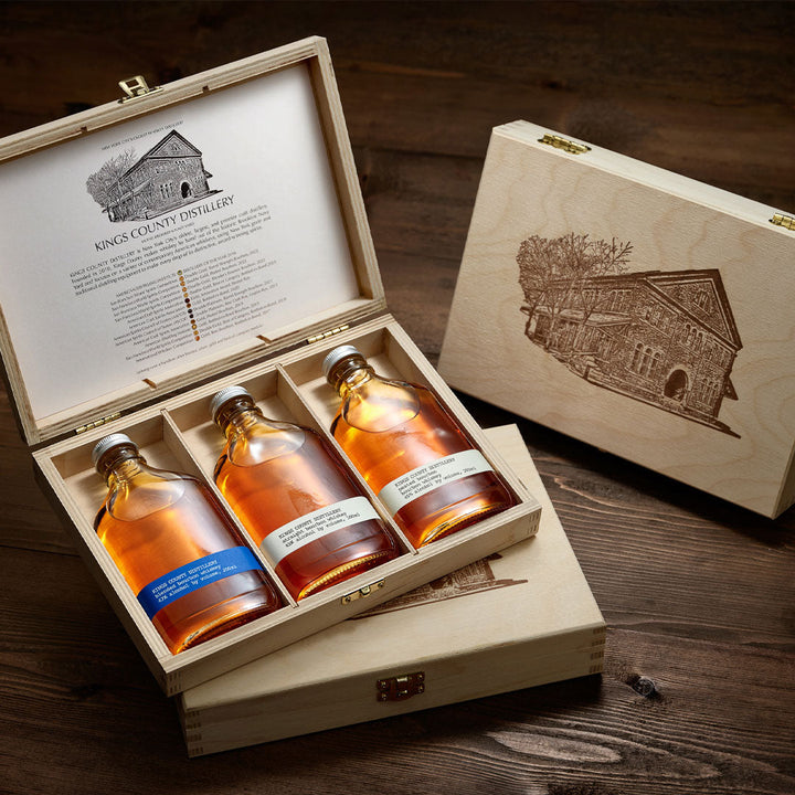 Kings County Five Bottle Whiskey Gift Set bottle