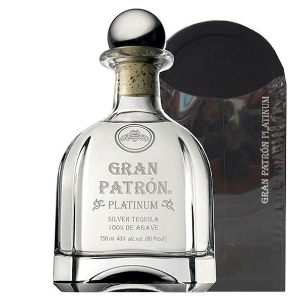 Gran PATRÓN Platinum Ultra-Premium Tequila, Made from the Finest 100% Weber Blue Agave, Handcrafted in Small Batches in Mexico, 40% ABV, 70cl / 700m bottle