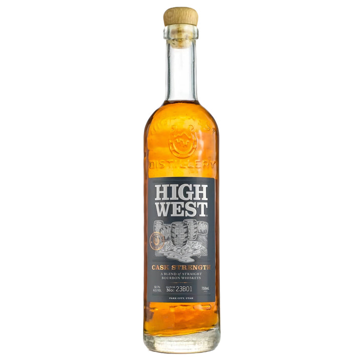 High West Cask Strength Blended Bourbon bottle