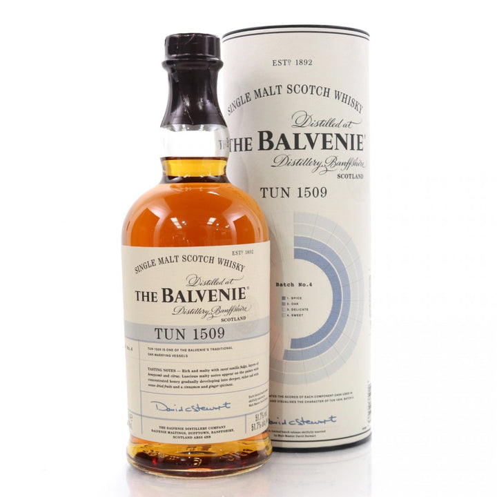 The Balvenie Tun 1509 Batch #4 Single Malt Scotch Whisky bottle