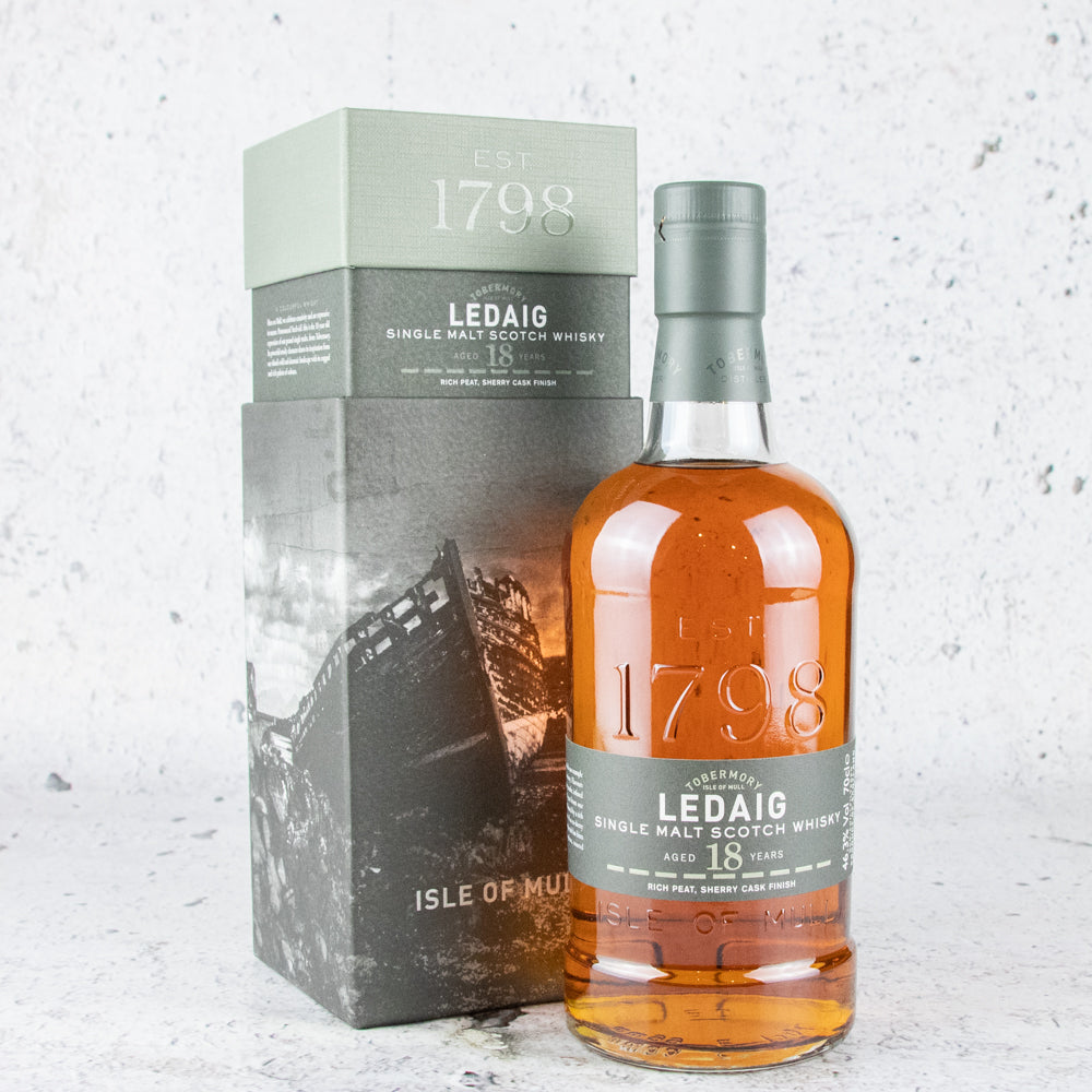 Ledaig 18 Year Old Single Malt Scotch Whisky bottle