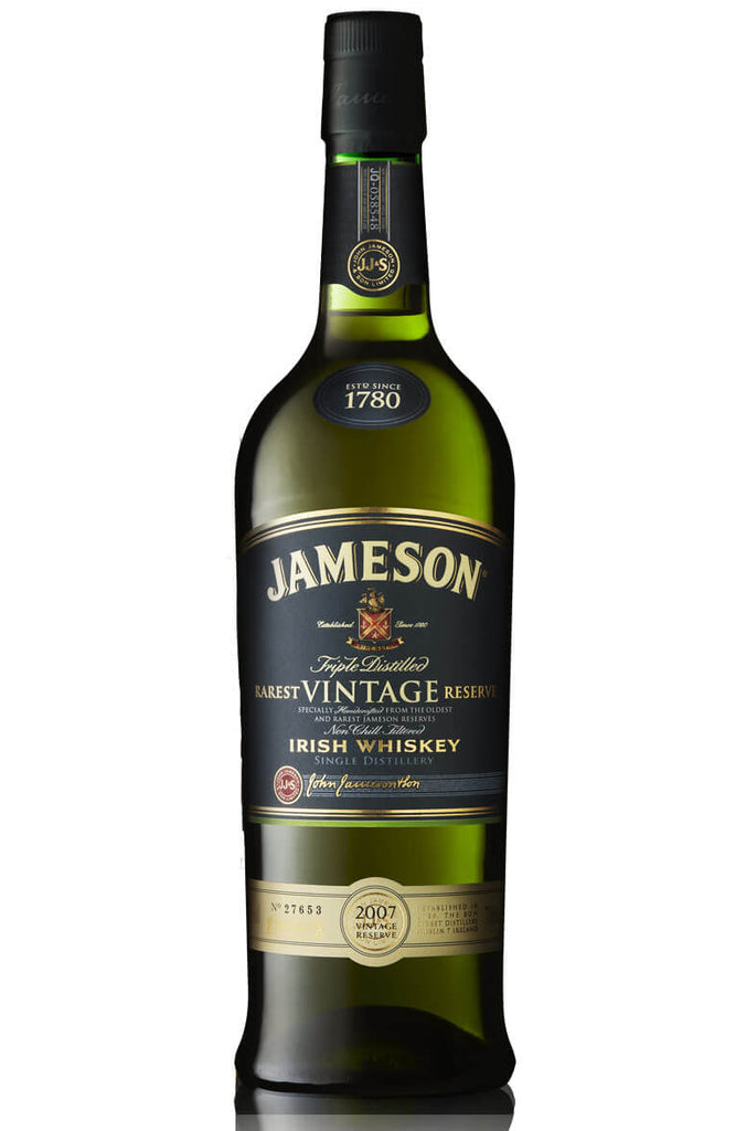 Jameson Rarest Vintage Reserve Irish Whiskey bottle