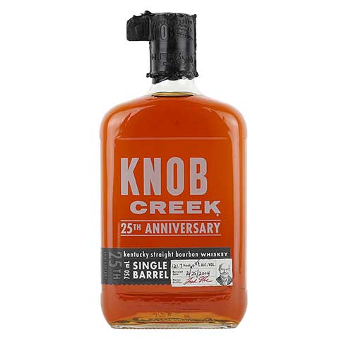 Knob Creek 25th Anniversary Single Barrel Bourbon bottle