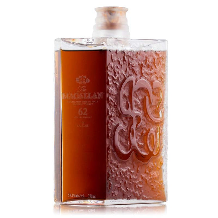 The Macallan Lalique 62 Year Old Single Malt Scotch Whisky bottle