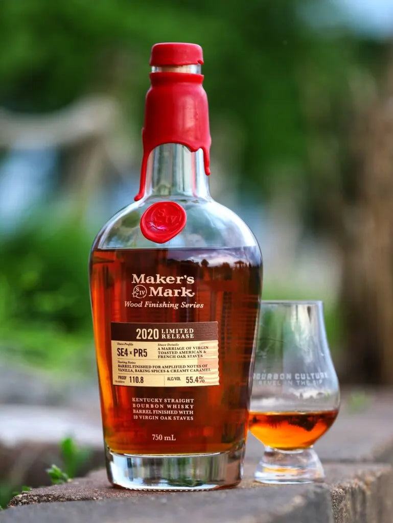 Maker's Mark Wood Finishing Series SE4xPR5 2020 Release bottle