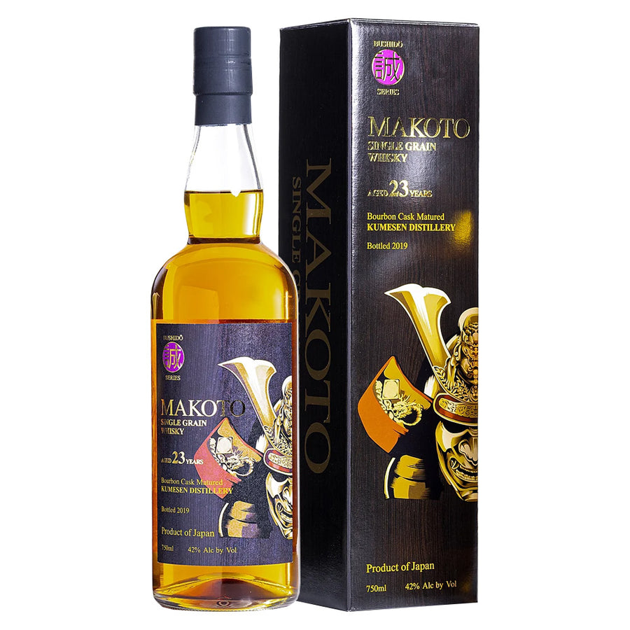 Makoto Single Grain 23 Year Old Japanese Whisky bottle