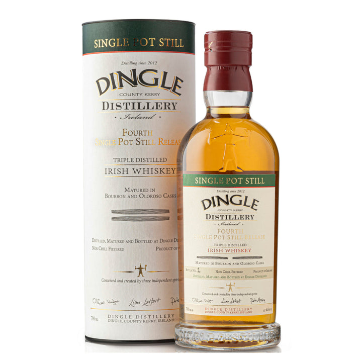 Dingle Single Pot Still 4th Release Triple Distilled Irish Whiskey bottle