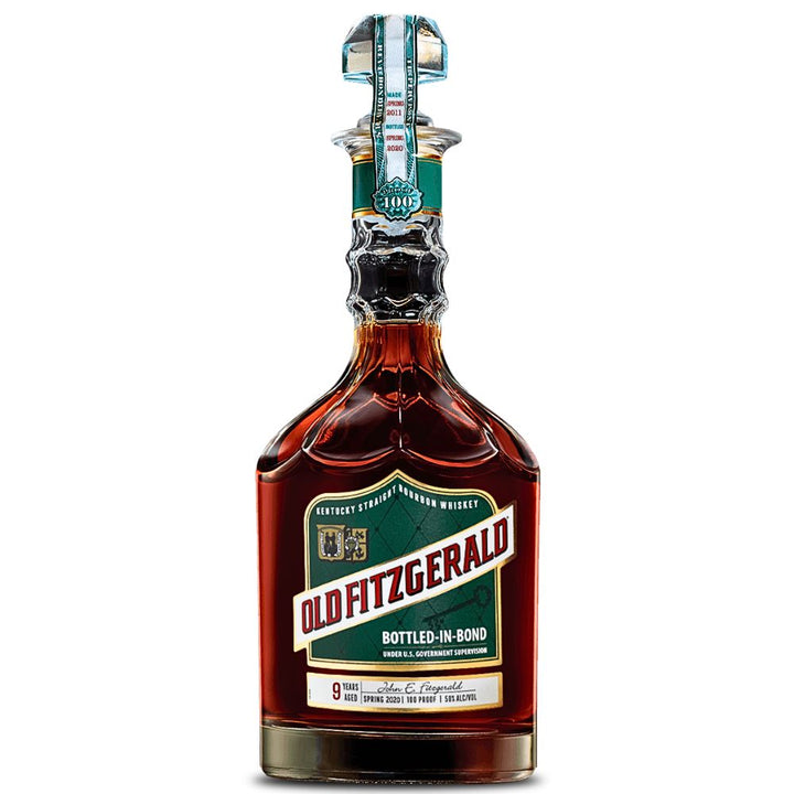 Old Fitzgerald 9 Year Old Bottled in Bond Straight Bourbon Whiskey bottle