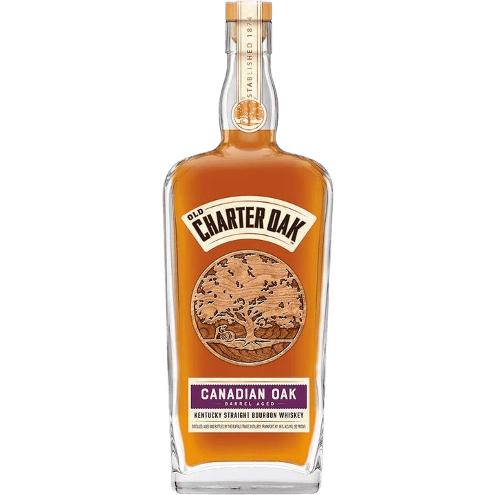 Old Charter Oak Canadian Oak Kentucky Straight Bourbon Whiskey bottle