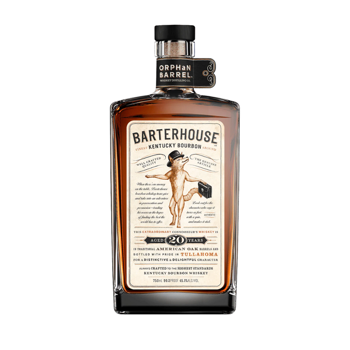 Orphan Barrel Barterhouse 20 Year Old Kentucky Straight Bourbon Whiskey bottle