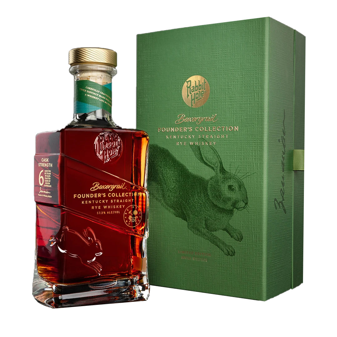 Rabbit Hole Founder's Collection: Boxergrail Cask Strength Rye bottle