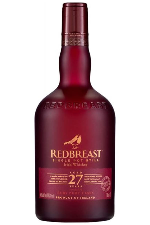 Redbreast 27 Year Old Single Pot Still Irish Whiskey bottle