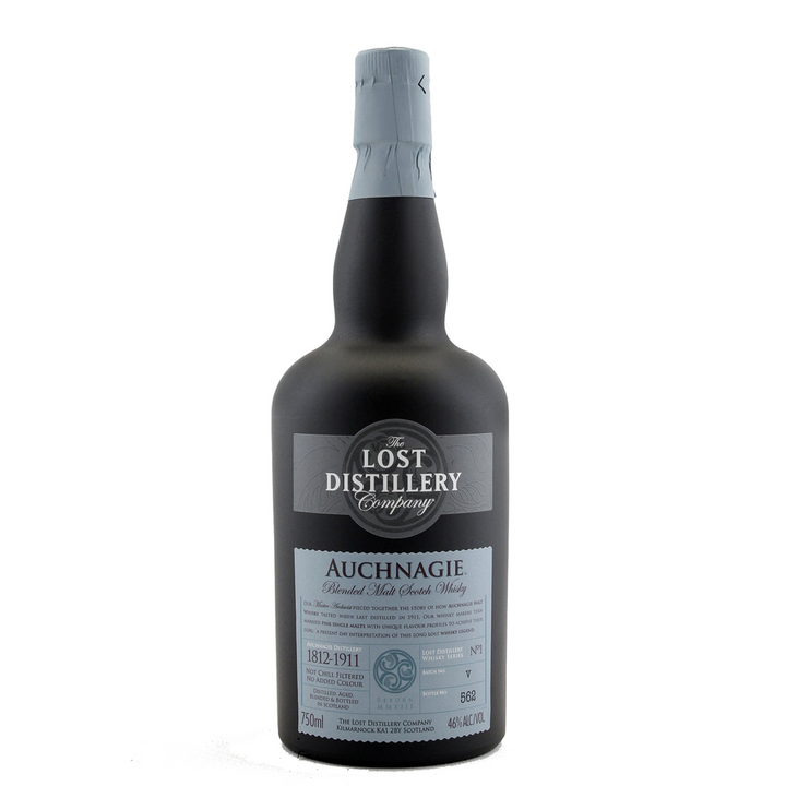 The Lost Distillery Auchnagie Blended Malt Scotch Whisky bottle