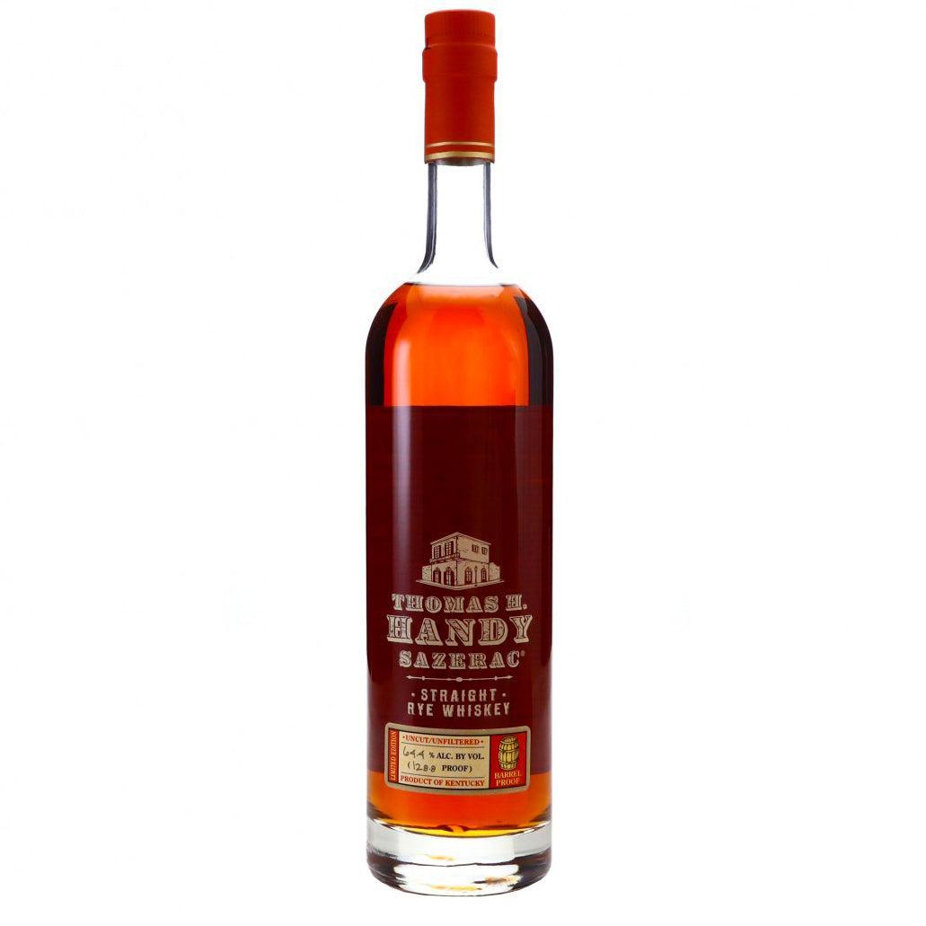 Thomas Handy Sazerac 2018 Straight Rye Whiskey bottle