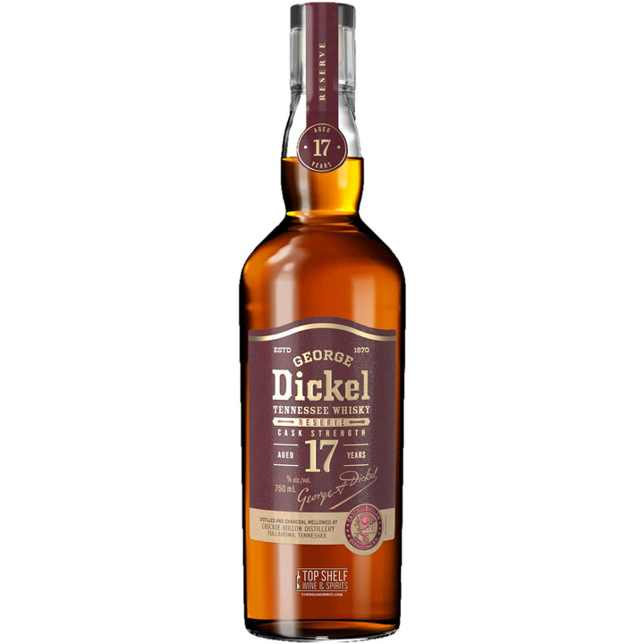 George Dickel 17 Year Old Reserve Tennessee Whisky bottle