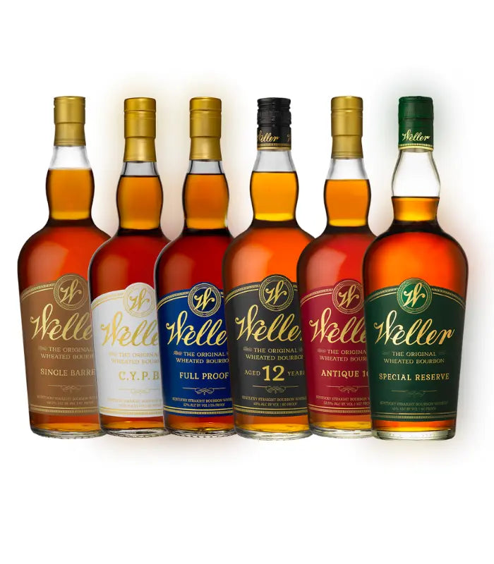 Weller Complete Set of 6 bottles all 750ML bottle