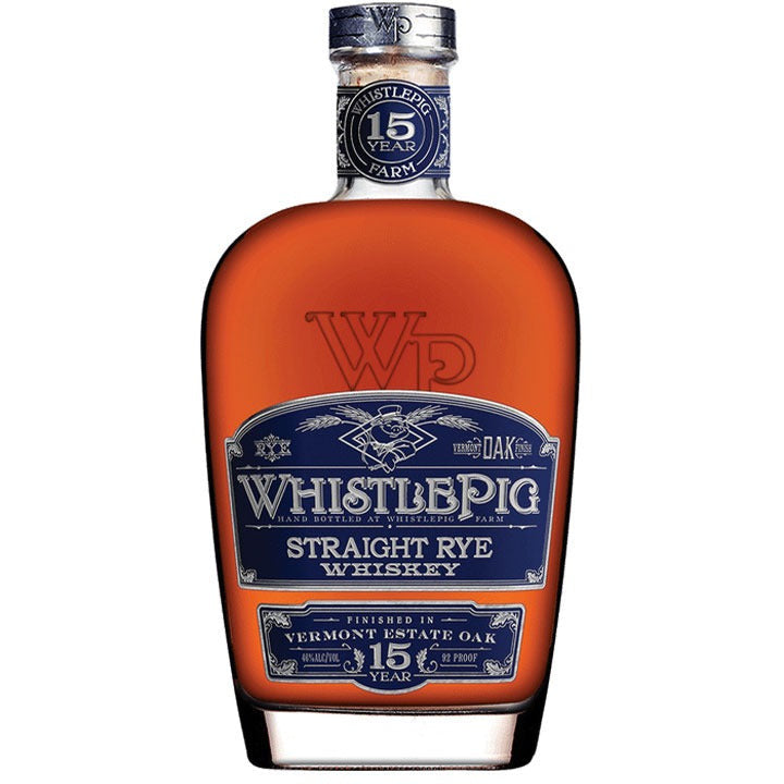 WhistlePig 15 Year Straight Rye bottle