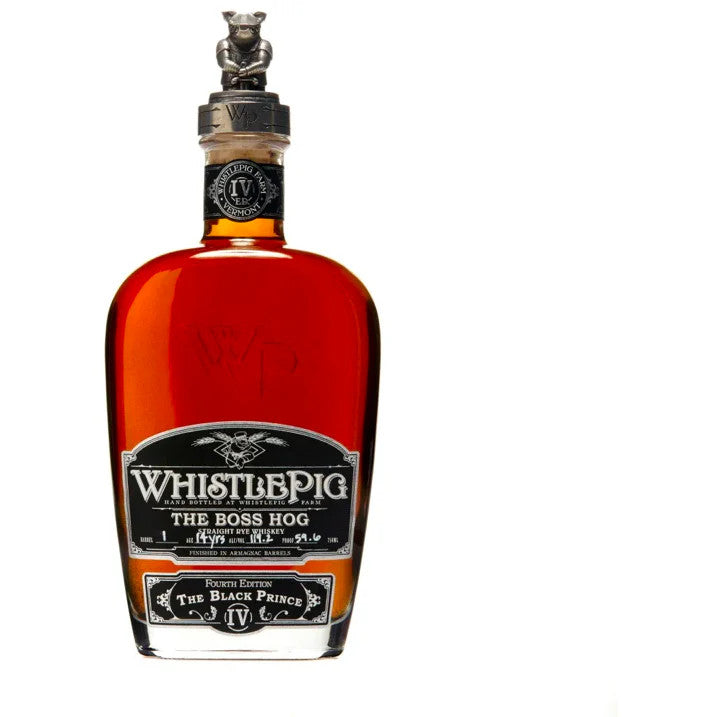WhistlePig The Boss Hog III The Independent Straight Rye Whiskey bottle