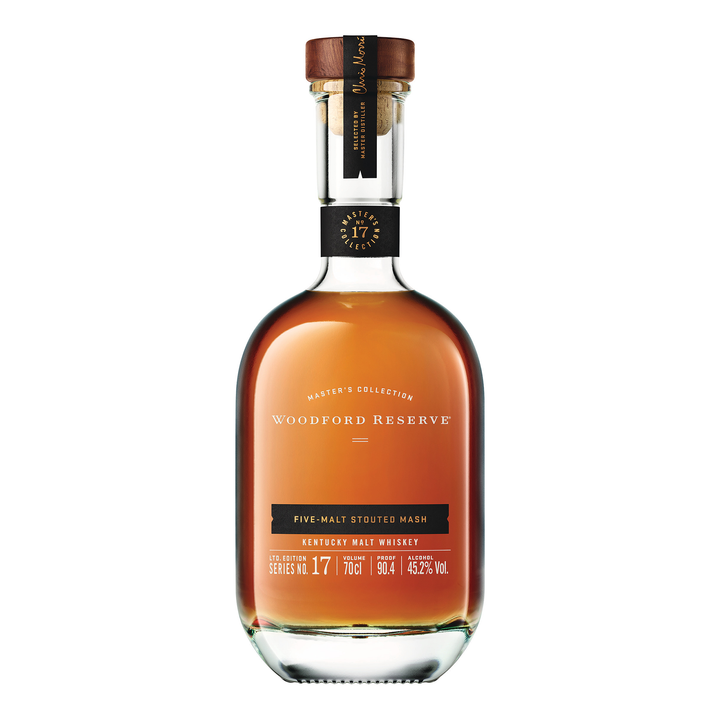 Woodford Reserve Master's Collection Five-Malt Stouted Mash Whiskey bottle
