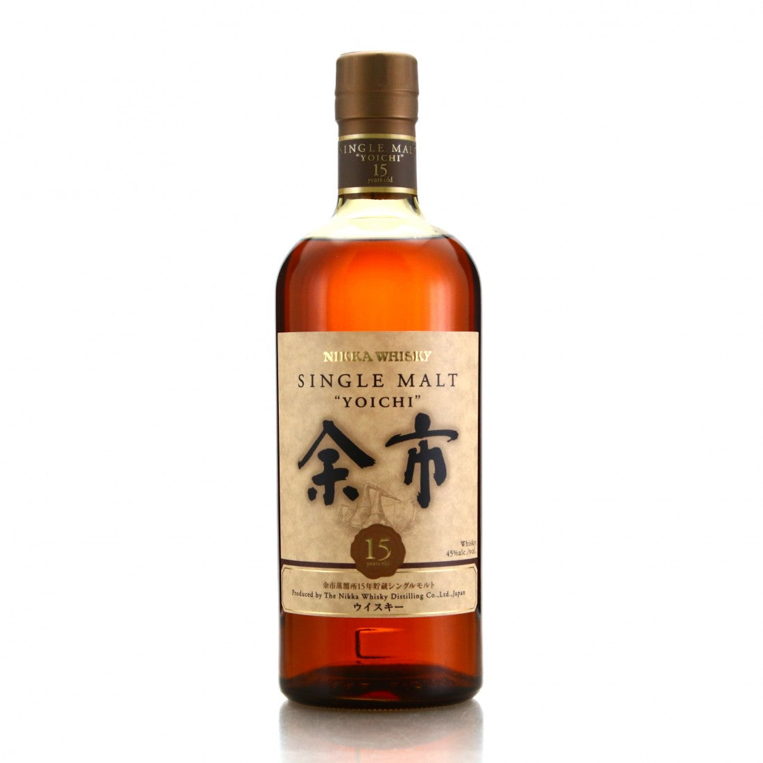 Nikka Yoichi 15 Year Old Single Malt Whisky bottle