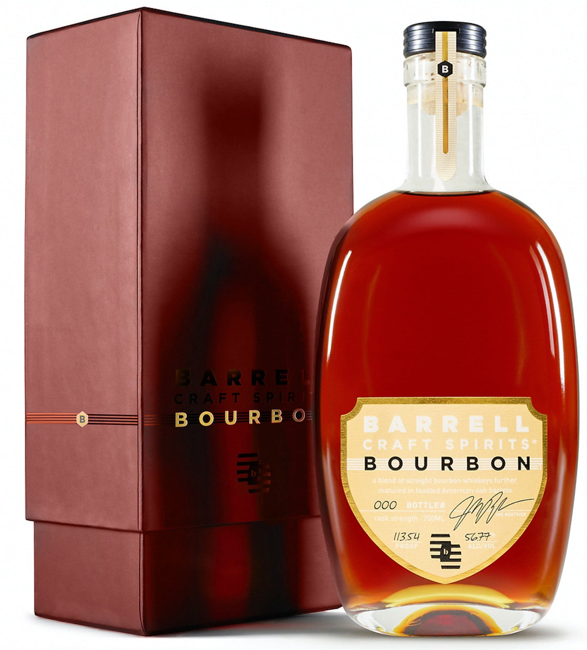 Barrell Craft Spirits Gold Label 2021 Edition Bourbon Whiskey bottle
