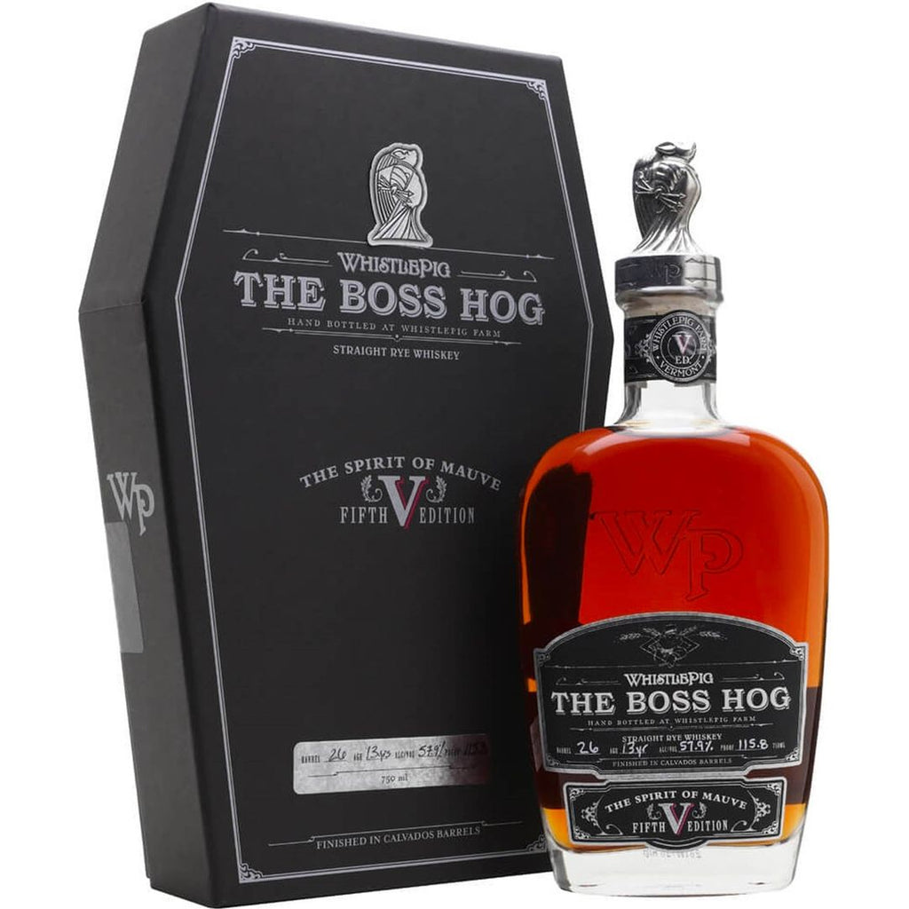 WhistlePig The Boss Hog V "The Spirit of Mauve" bottle