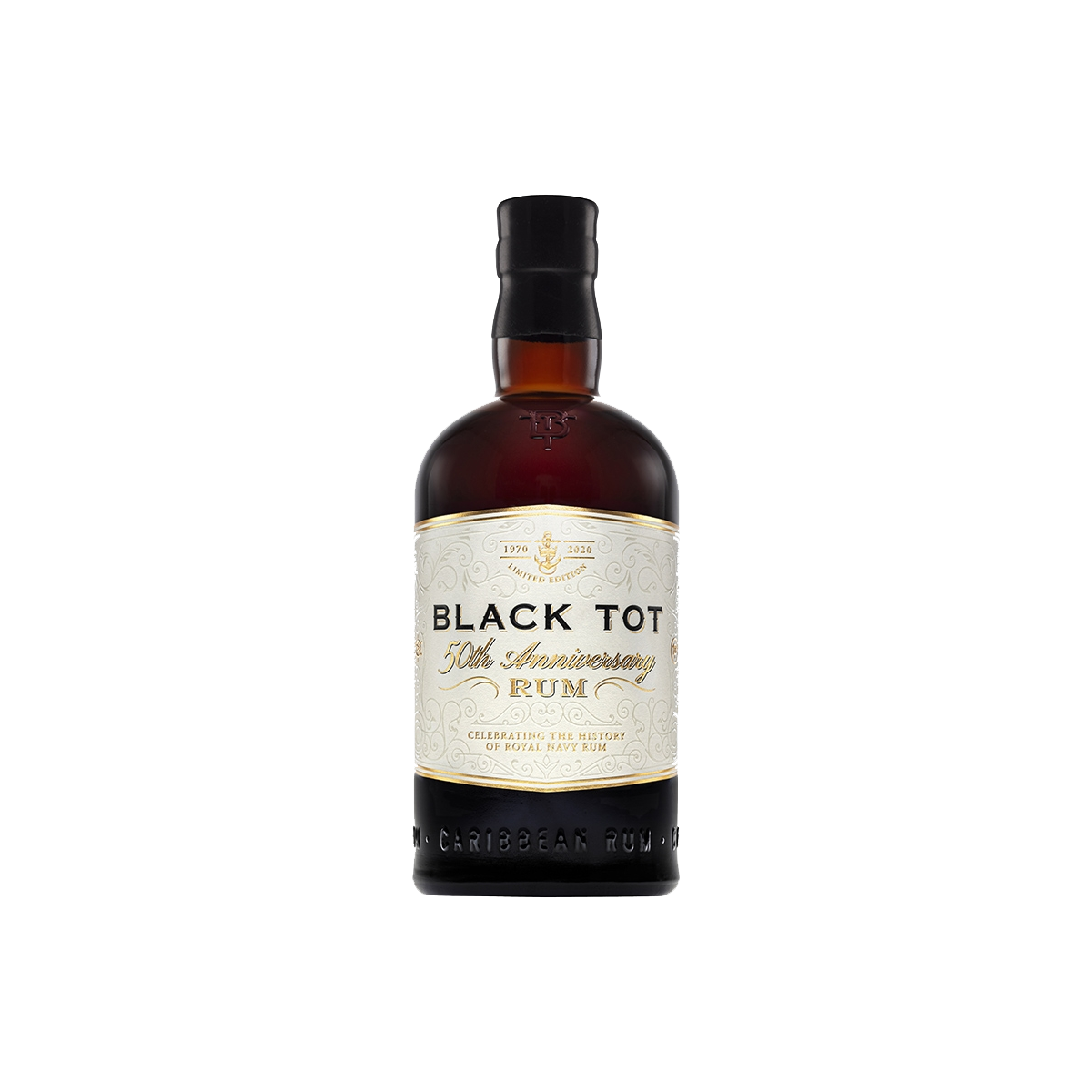 Black Tot 50th Anniversary Rum bottle