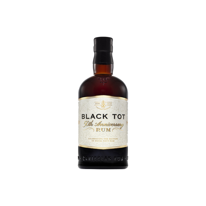 Black Tot 50th Anniversary Rum bottle