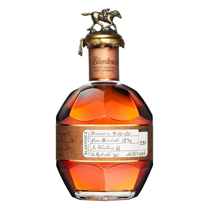 Blanton's Straight From The Barrel Bourbon Whiskey bottle