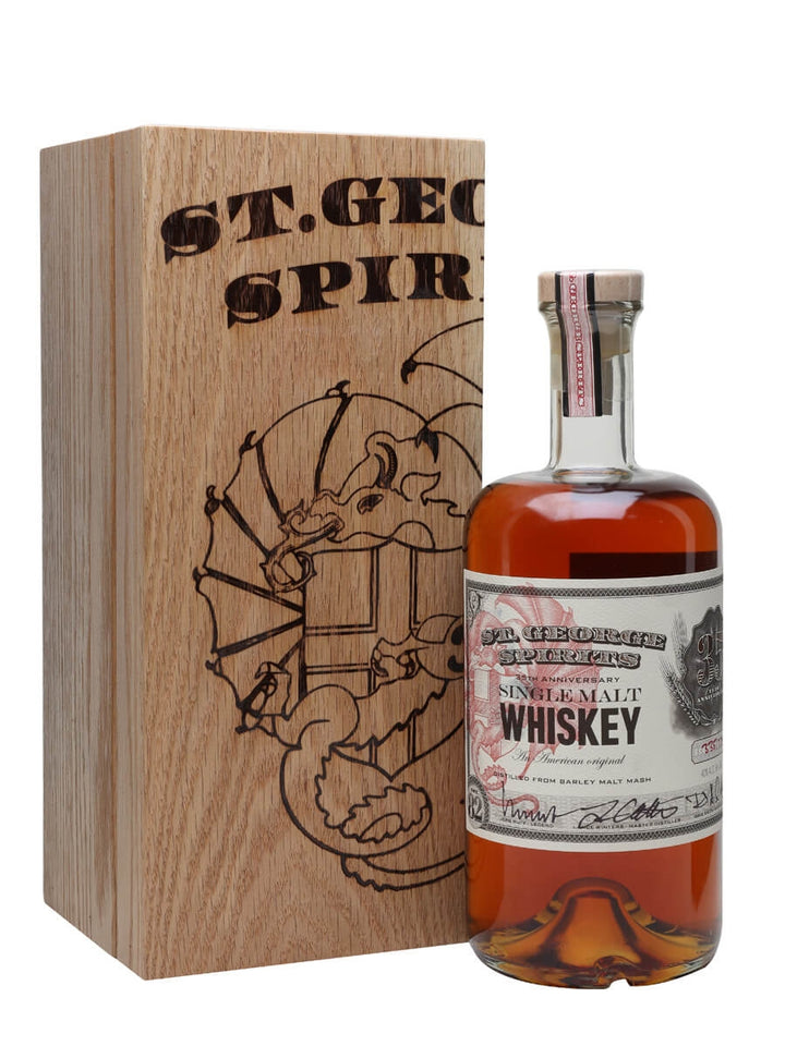 St. George XXX 30th Anniversary Edition Single Malt Whiskey bottle