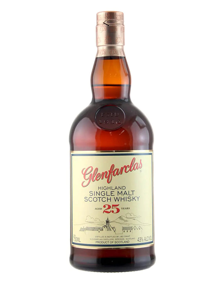 Glenfarclas 25 Year Old Single Malt Scotch Whisky bottle