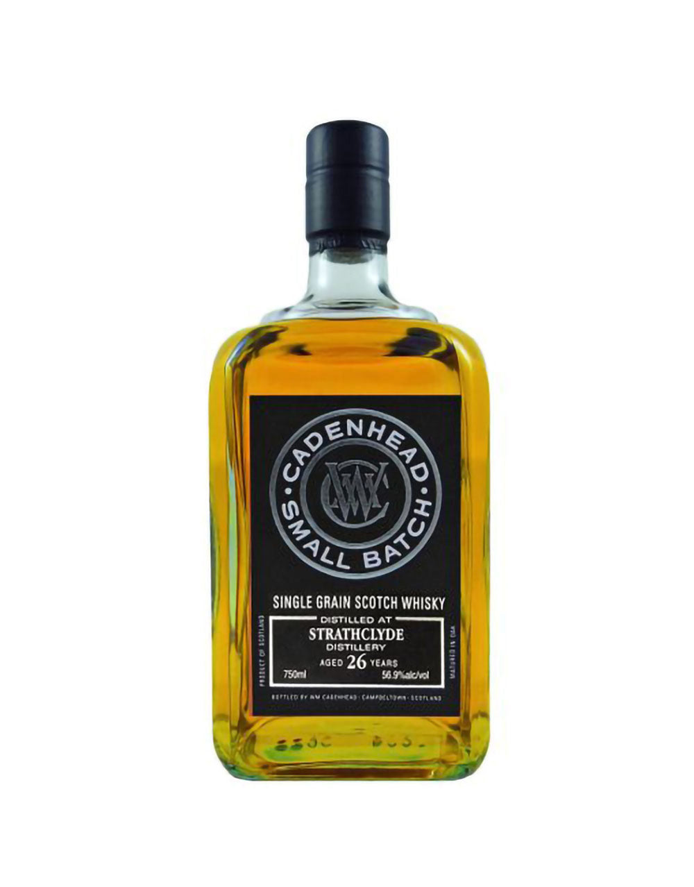 Cadenhead Strathclyde 26 Year Old Single Grain Scotch Whisky bottle