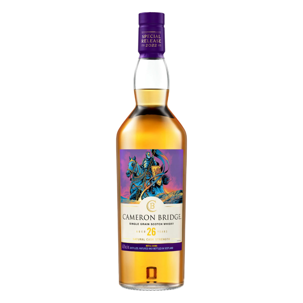 Cameronbridge 26 Year Old 2022 Special Release Single Grain Scotch Whisky bottle