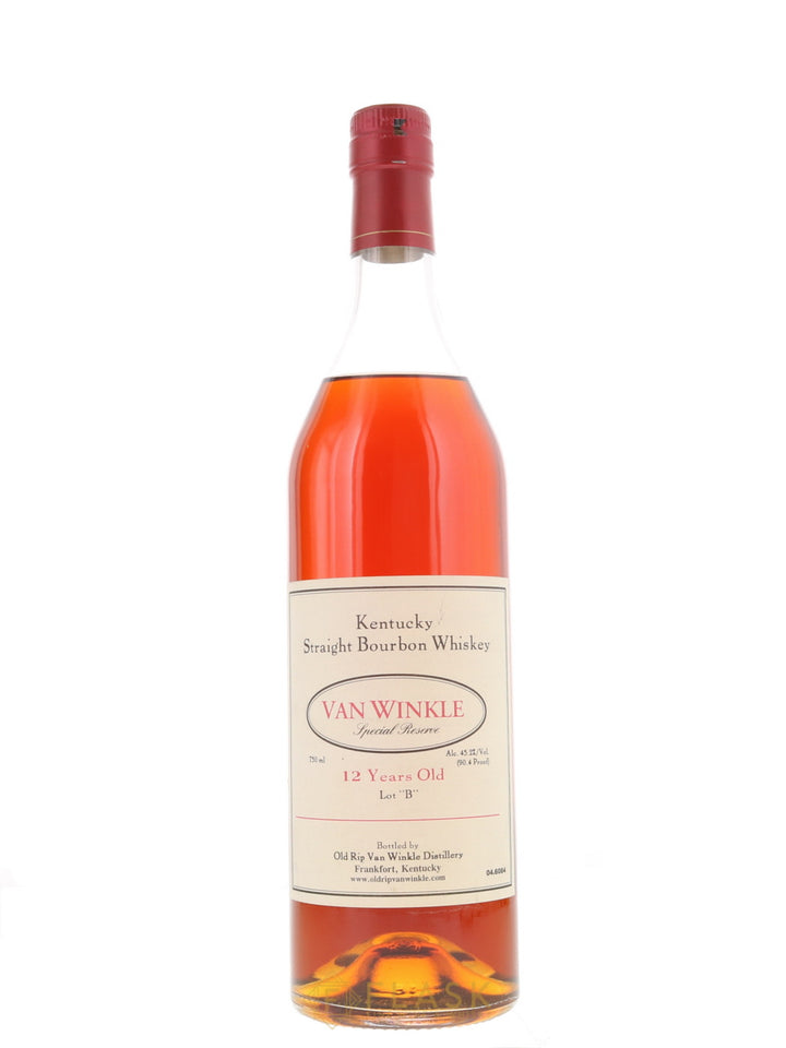 Van Winkle Special Reserve Lot "B" 12 Year Old Bourbon Whiskey bottle