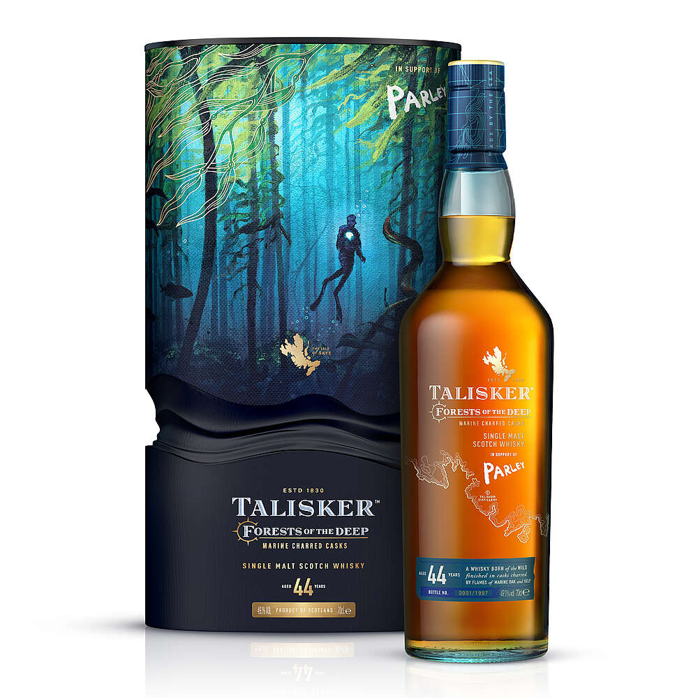 Talisker 44 Year Old Forests of the Deep Single Malt Scotch Whisky bottle