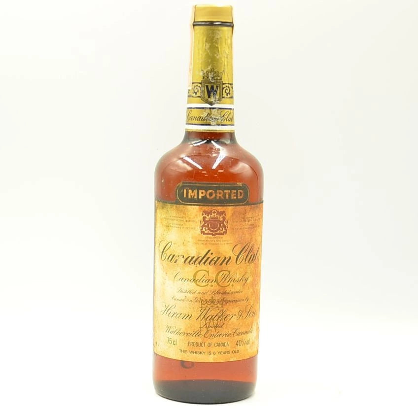 Canadian Club 6 Year Blended Canadian Whisky - 1980s (40%, 75cl) bottle