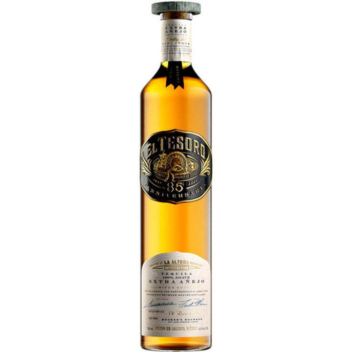 El Tesoro 85th Anniversary Extra Añejo Tequila bottle