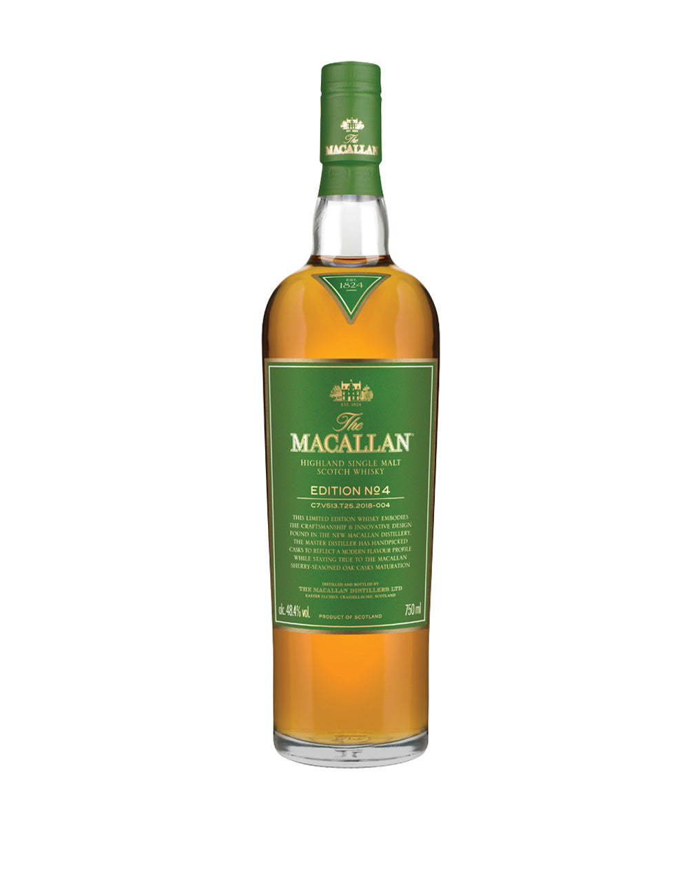 The Macallan Edition No. 4 Single Malt Scotch Whisky bottle
