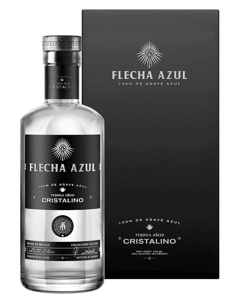 Flecha Azul Cristalino Añejo Tequila By Mark Wahlberg bottle