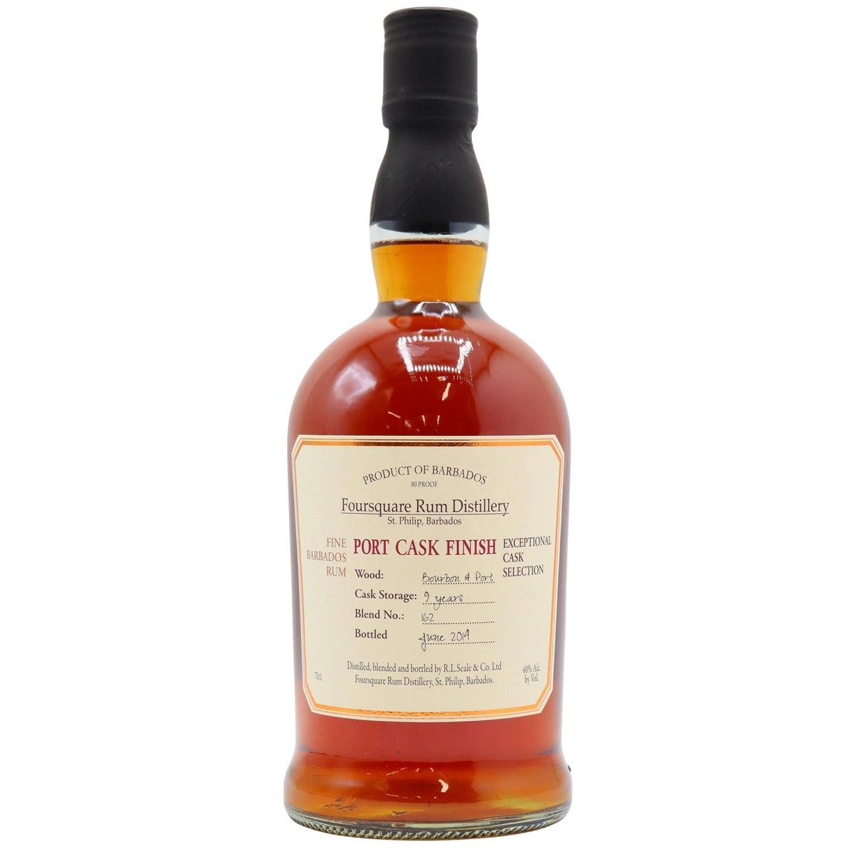 FourSquare Port Cask Finish Rum bottle