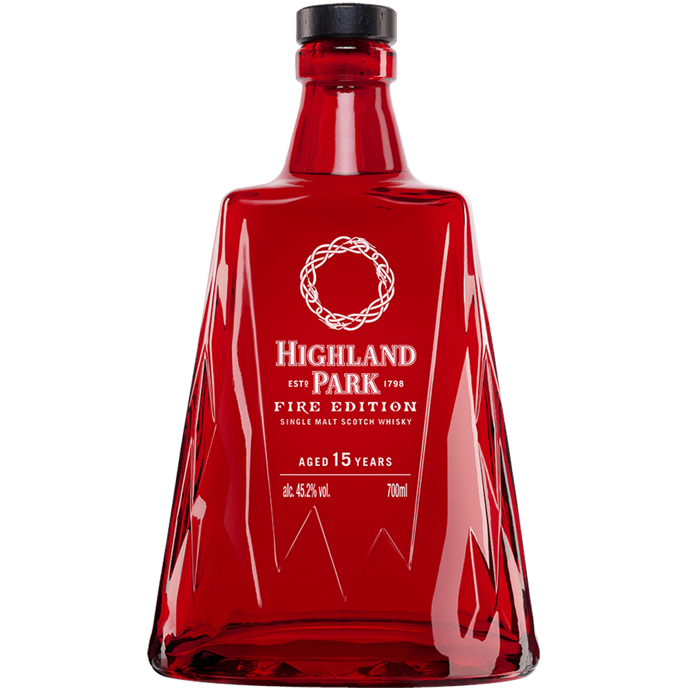 Highland Park Fire Edition 15 Year Old Single Malt Scotch Whisky bottle
