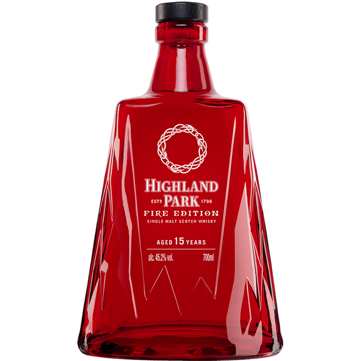 Highland Park Fire Edition 15 Year Old Single Malt Scotch Whisky bottle