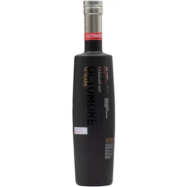 Bruichladdich Octomore 10 Year Old Single Malt Scotch Whisky bottle