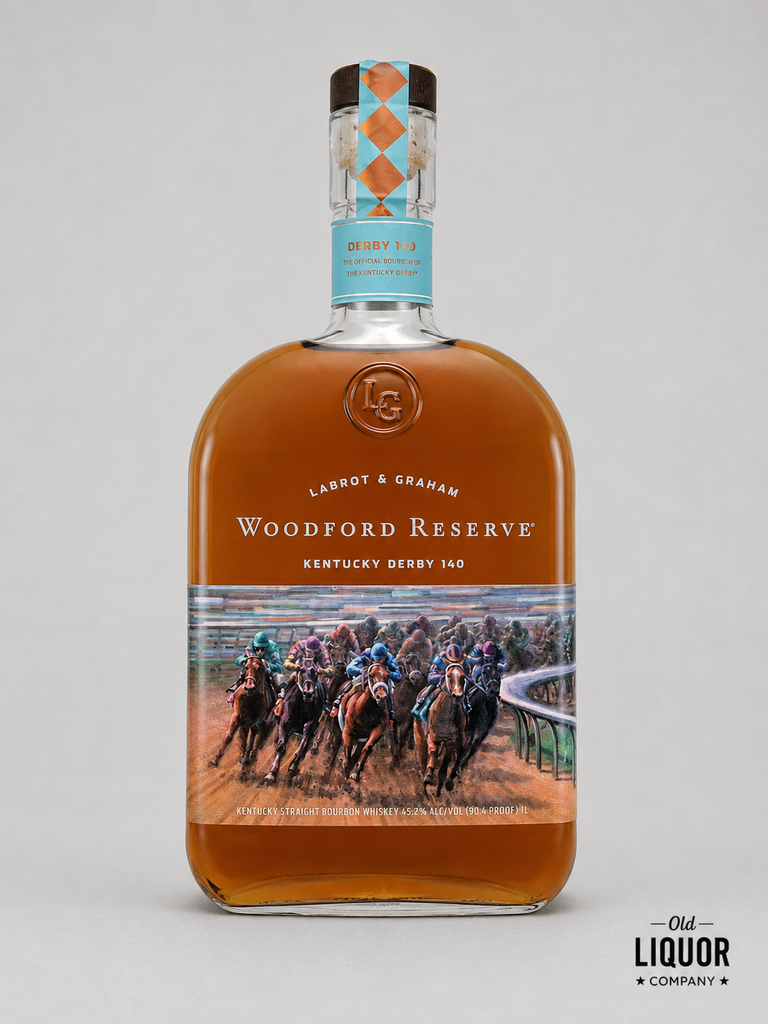 Woodford Reserve Kentucky Derby 140 Limited Edition Bourbon Whiskey bottle