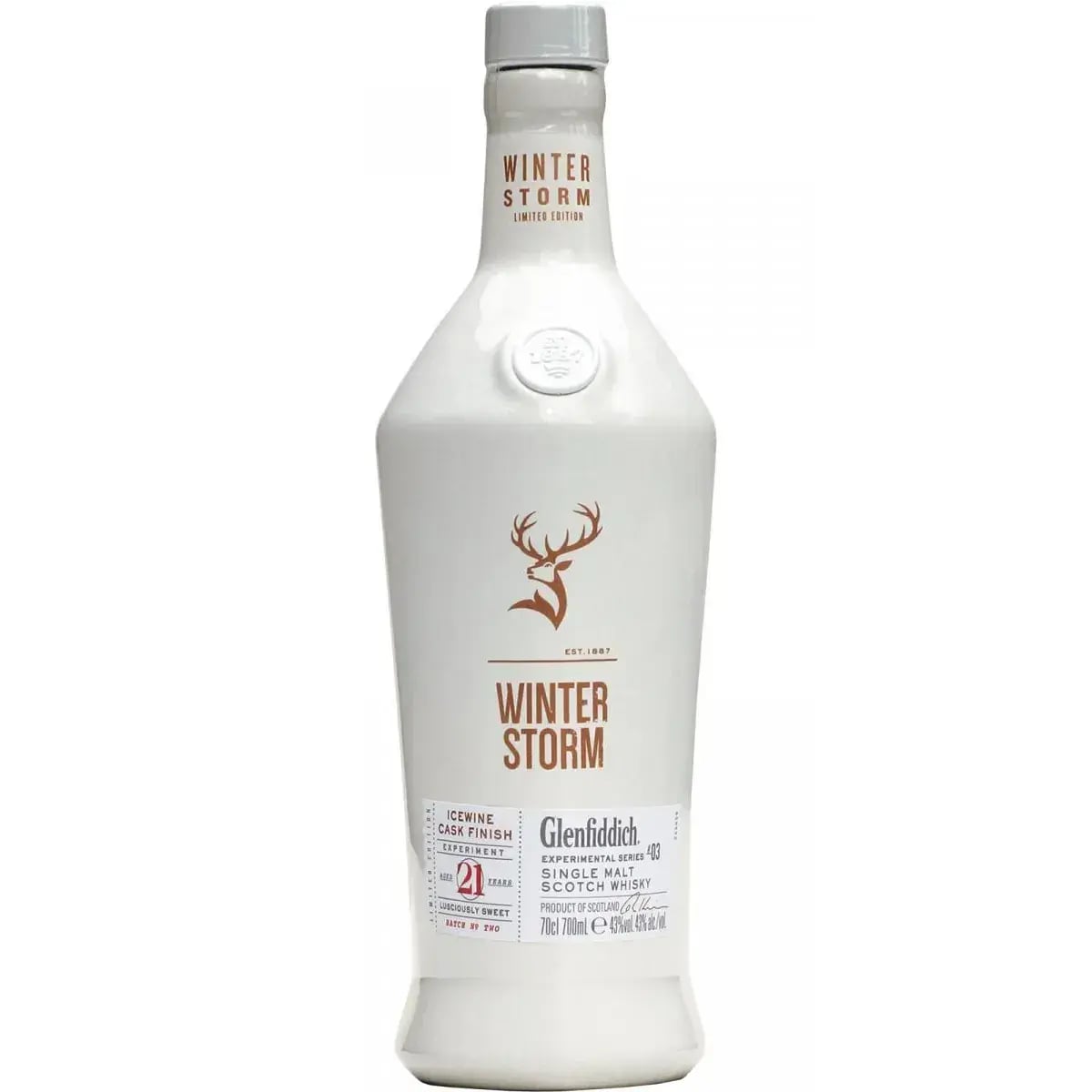 Glenfiddich Winter Storm Single Malt Scotch Whisky bottle